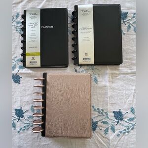 TUL Discbound Notebooks & Planner Set of 3 Junior Size; 1-Planner, 2-Notebooks